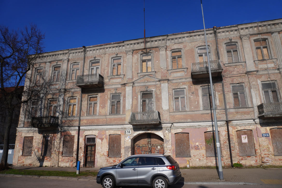 Zabytkowa kamienica przy Dąbrowskiego w Białymstoku