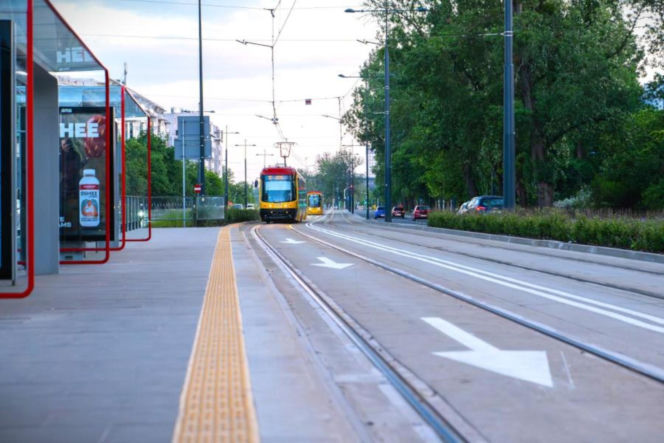 Trambuspas na kolejnym odcinku w Warszawie
