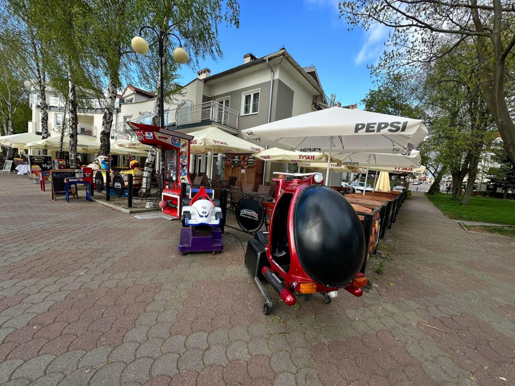 Pożar restauracji w Ostródzie