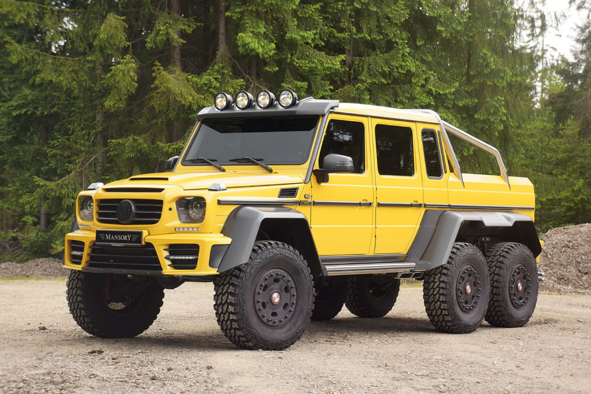 Mercedes-Benz G63 AMG 6x6 po tuningu Mansory