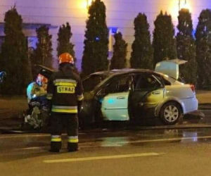 Uber spalił się na ulicy
