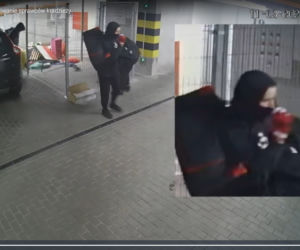 SZOK! Złodzieje urządzili sobie tańce podczas plądrowania garażu! Wszystko się nagrało