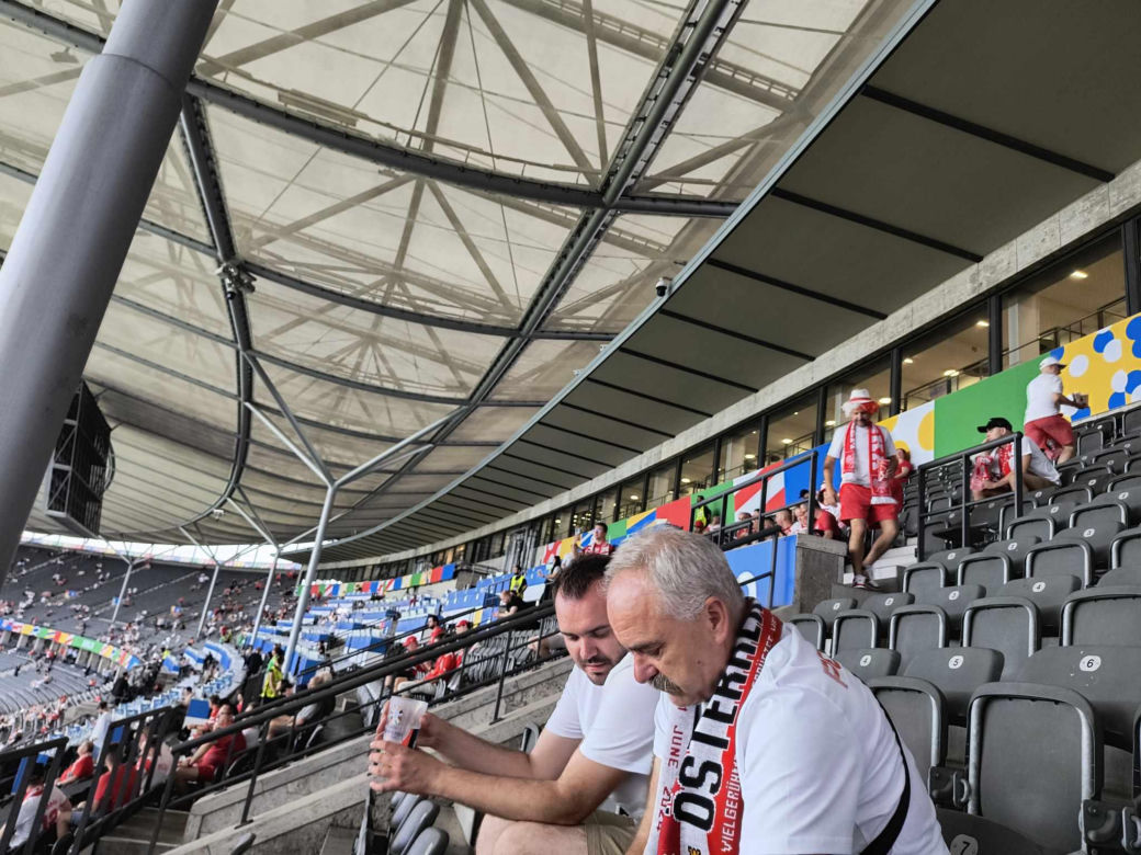 Euro 2024. Kibice przed meczem Polska - Austria w Berlinie