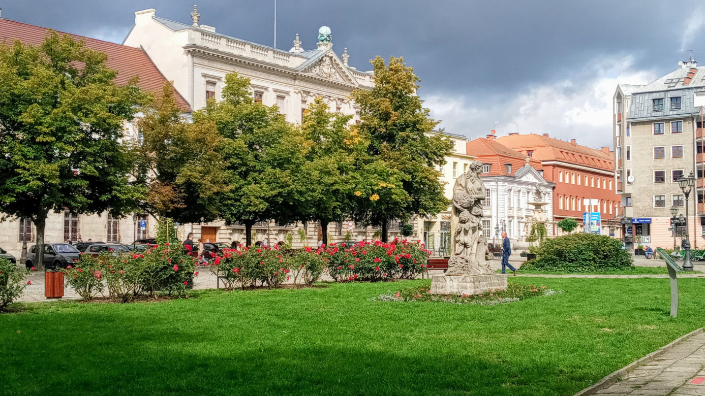 Plac Orła Białego w przeddzień rozpoczęcia przebudowy