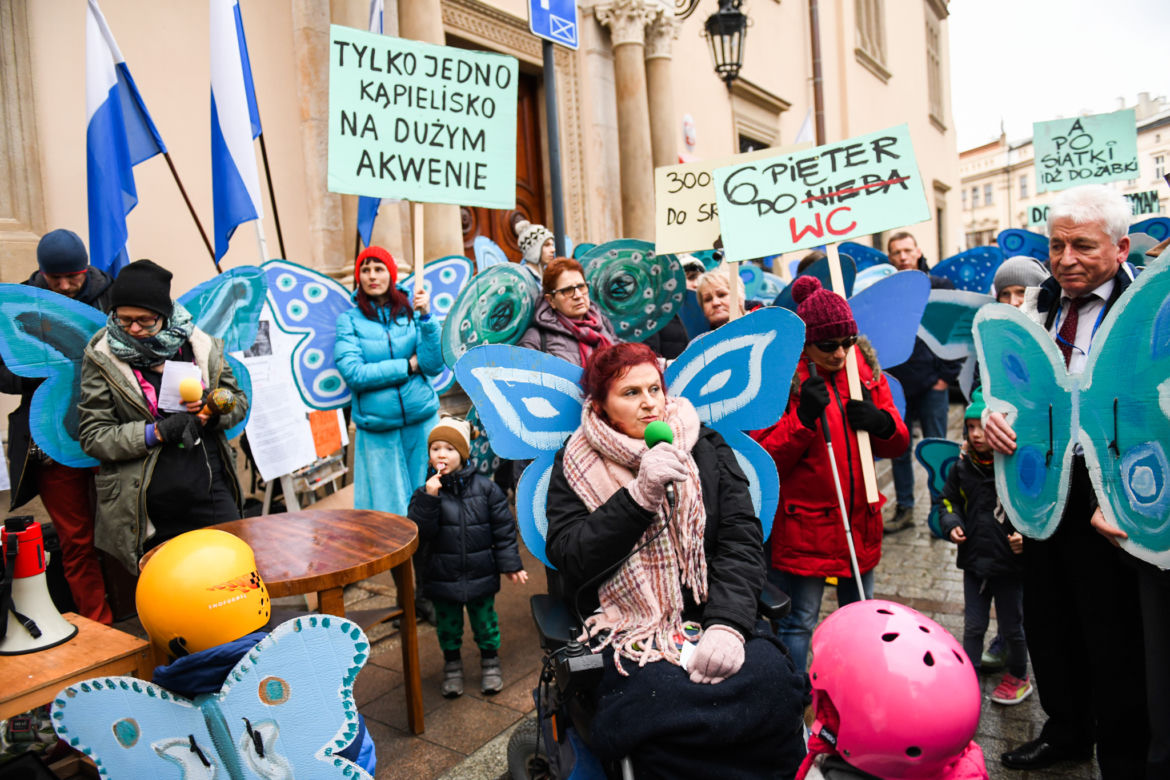 Kraków: Protest w sprawie Zakrzówka