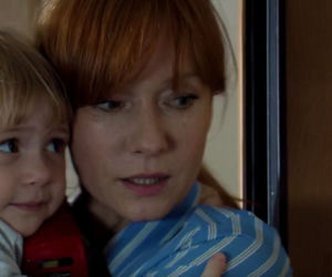 M jak miłość odc. 1445. Agnieszka (Magdalena Walach), Helenka (Ola Trojanowska)