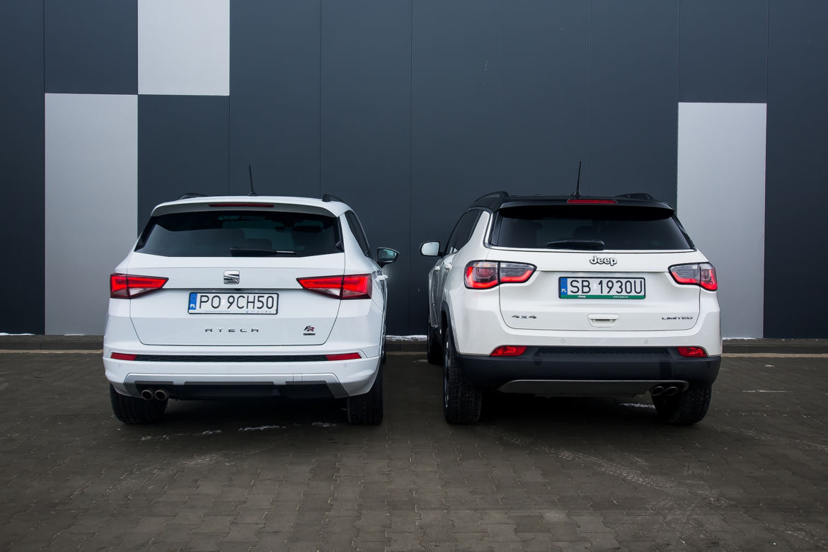 Seat Ateca FR vs. Jeep Compass LIMITED