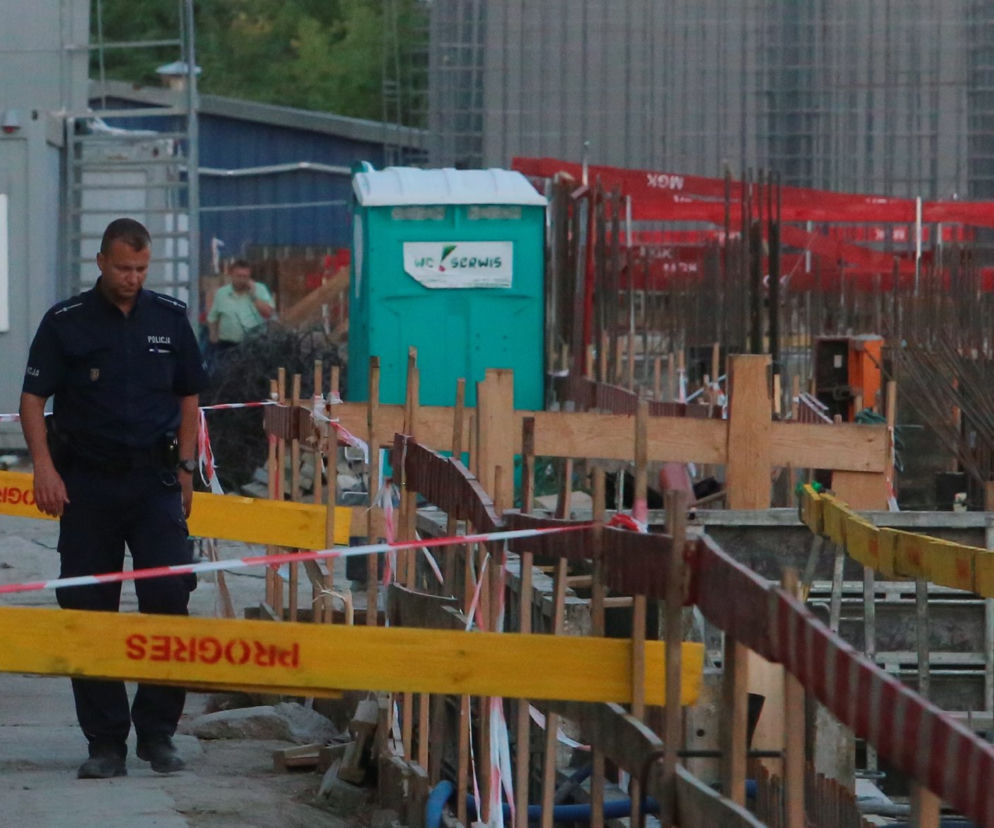 Wypadek na budowie