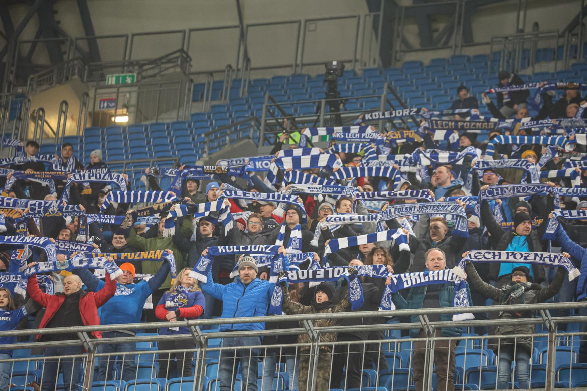 Lech Poznań - Pogoń Szczecin. Zdjęcia kibiców na meczu Fortuna Pucharu Polski