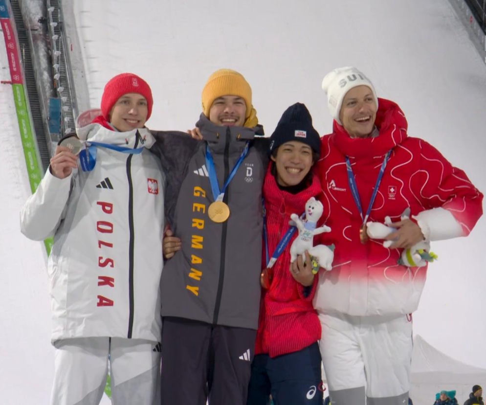 Kacper Tomasiak odebrał medal IO