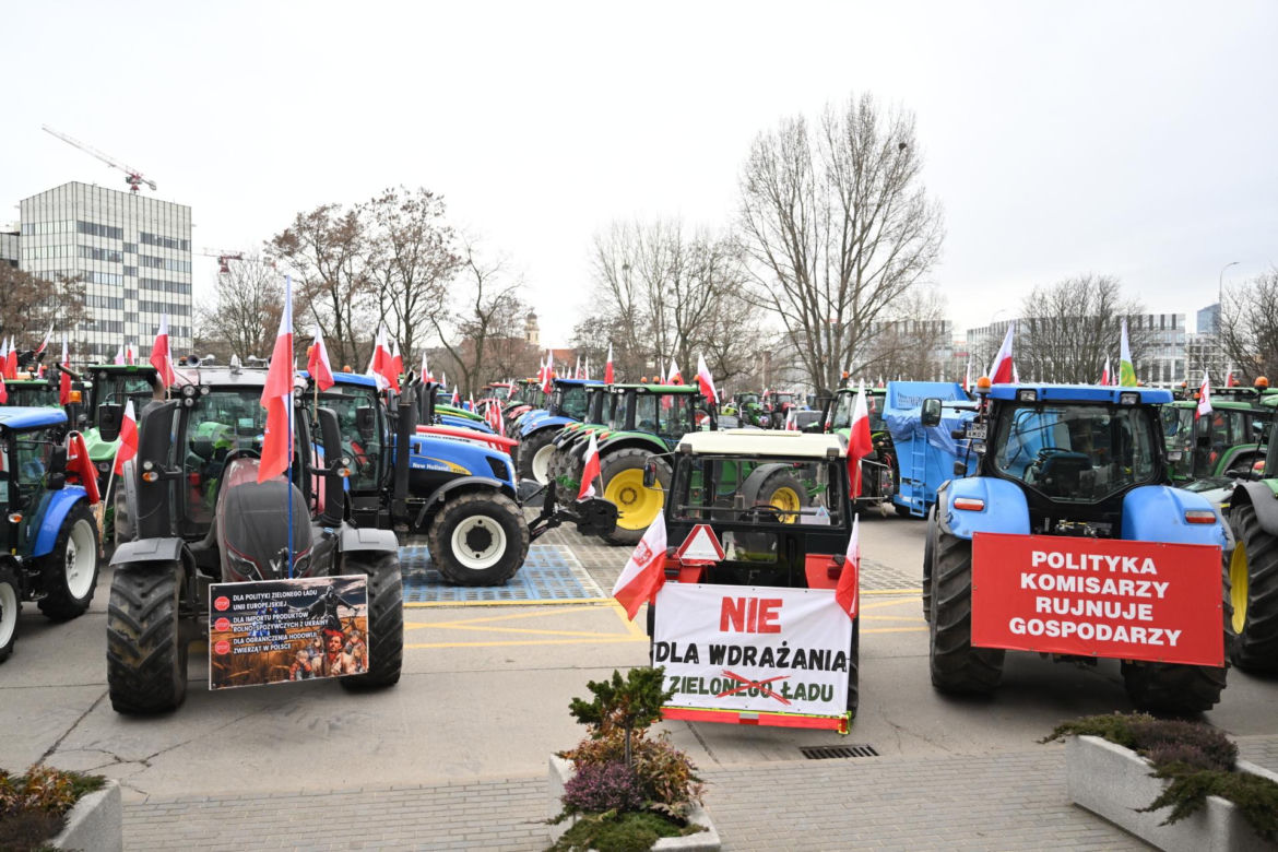 Wrocław. Protest rolników.