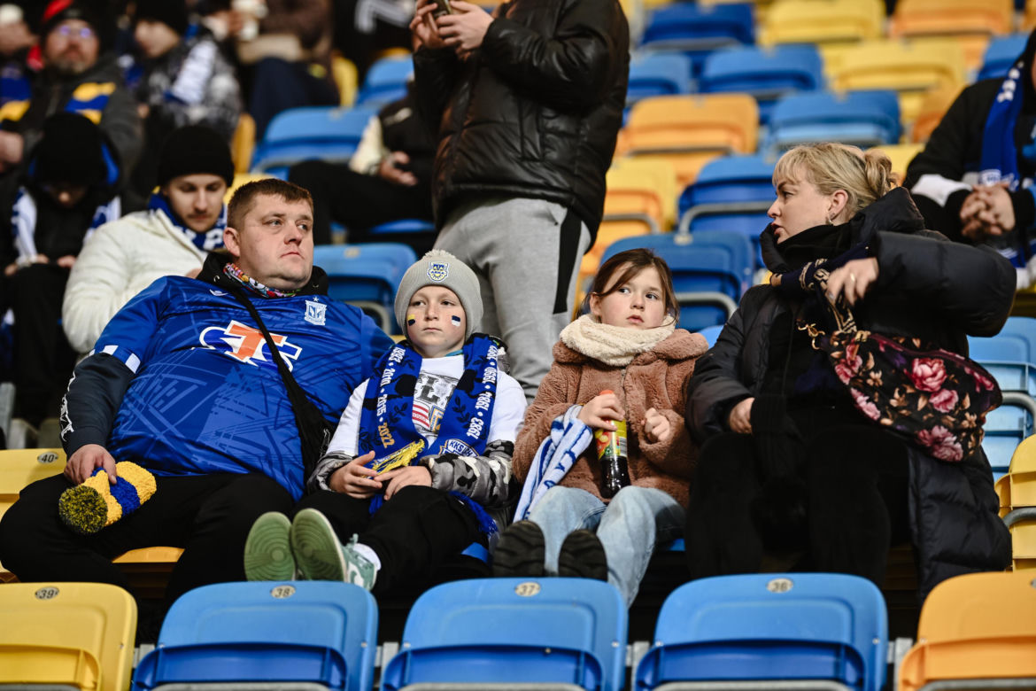 Arka Gdynia - Lech Poznań: Zdjęcia kibiców z meczu 15. kolejki PKO BP Ekstraklasy