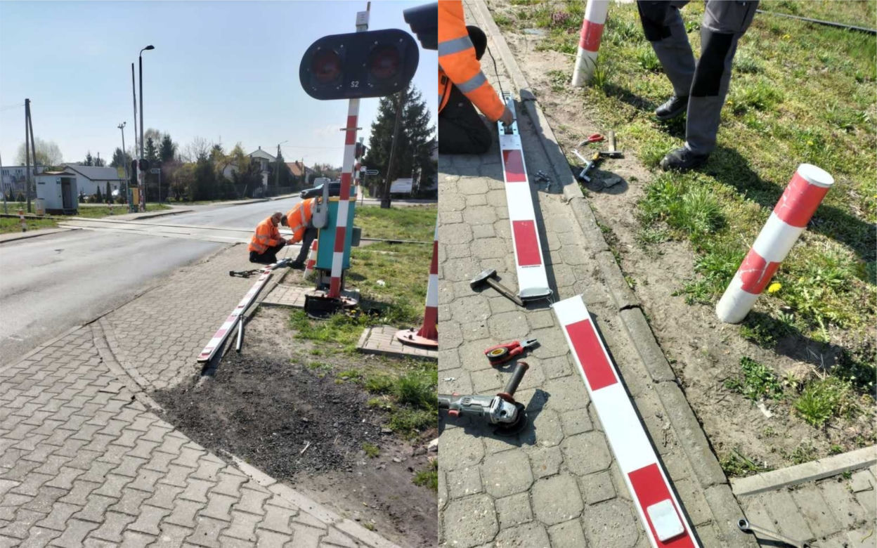 Połamała szlaban w Czernikowie. Heroiczna postawa pasażerki uratowała kierowcę