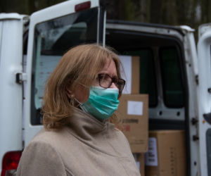 Dostawa środków ochronnych z partnerskiego miasta Weifang