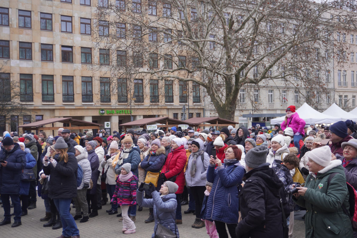 Kiermasz i inscenizacja na Placu Wolności z okazji Kaziuka Wileńskiego