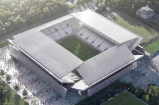 Konkursowa propozycja VG13 Architects - nowy stadion Dinama Zagrzeb