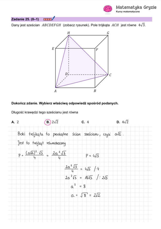 Matura próbna 2026 - matematyka. Gotowe odpowiedzi do arkusza CKE