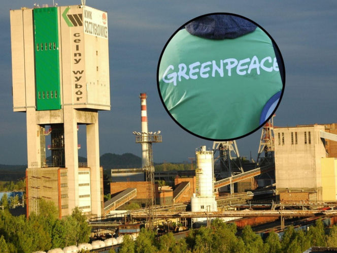 Akcja Greenpeace Knurów