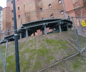 Schody do Muzeum Handlu WIślanego Flis w Grudziądzu