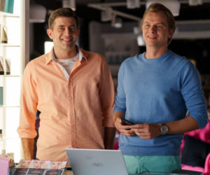Przyjaciółki, odc. 217: Andrzej (Adam Adamonis), Robert (Krzysztof Wieszczek)