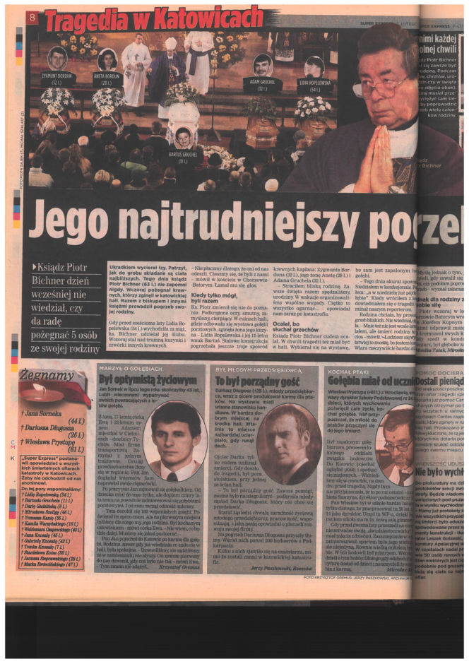 Katastrofa hali MTK w Katowicach. Materiały archiwalne