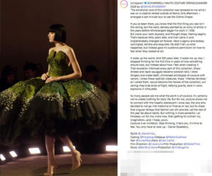 Tłum gwiazd  na pokazie Schaparelli