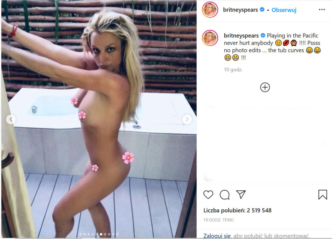 Tak zmieniały się piersi Britney Spears - galeria
