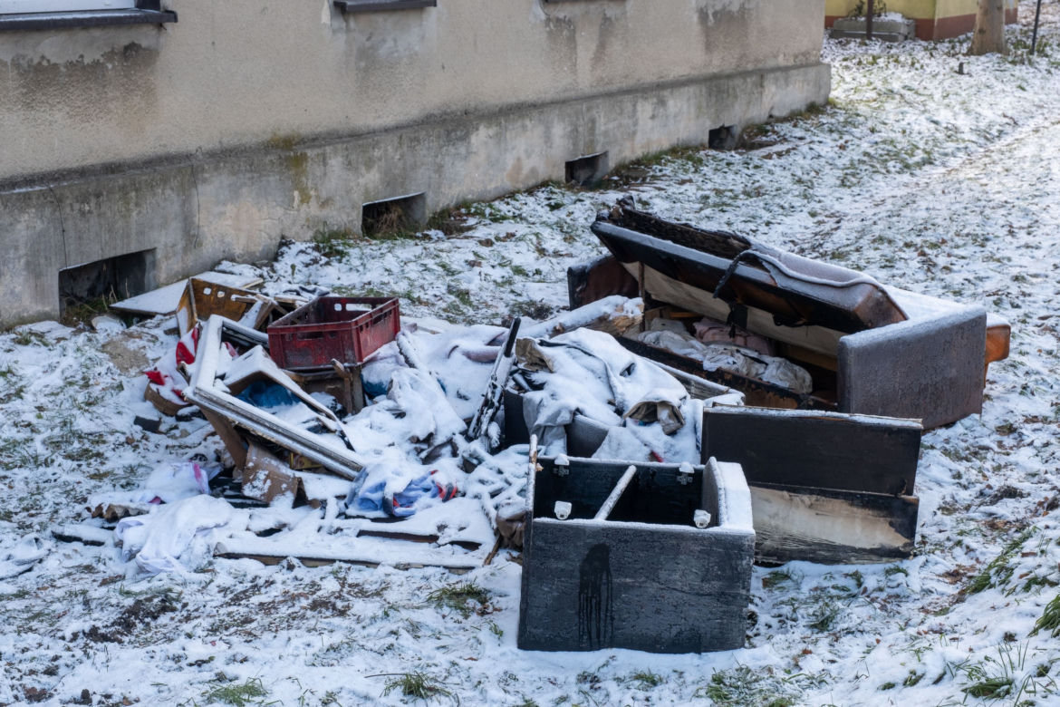 Pożar w Orzeszu. Ogień pojawił się nagle