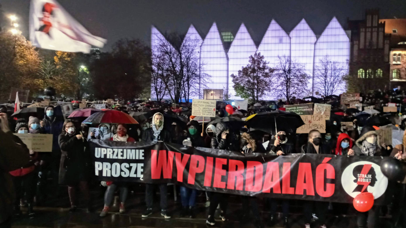 Protest kobiet w Szczecinie - 30.10.2020