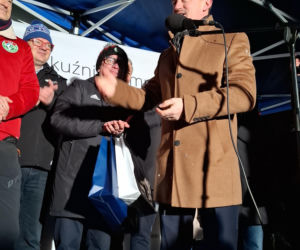 Powitanie Kacpra Tomasiaka w Bystrej 18.02.2026