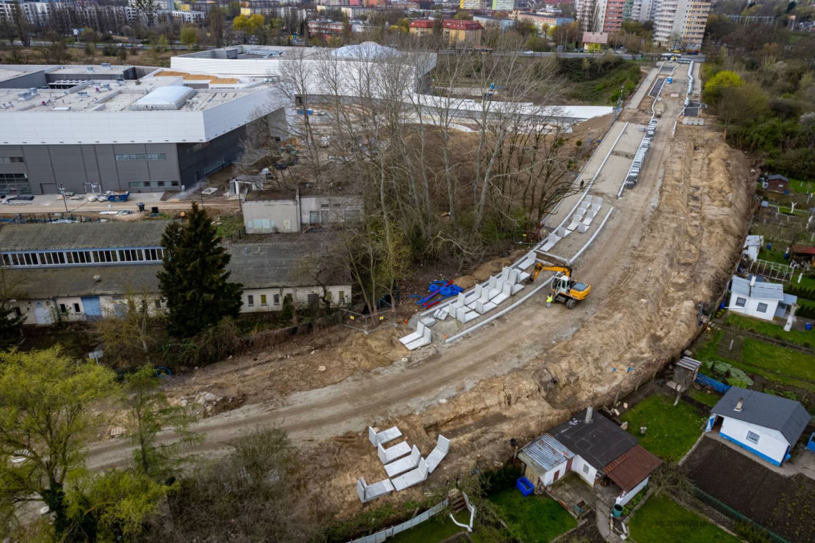 Przebudowa ul. Bożeny - kwiecień 2023