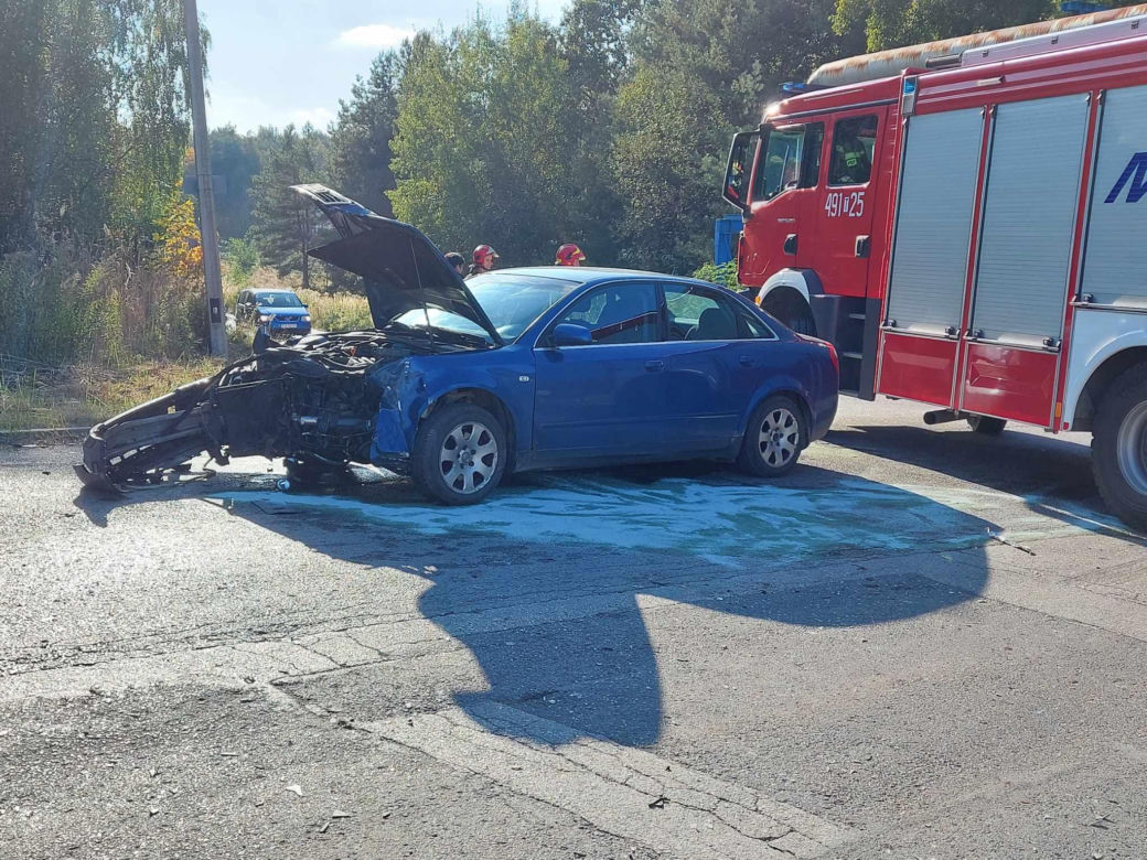 Wypadek na terenie SSE Starachowice