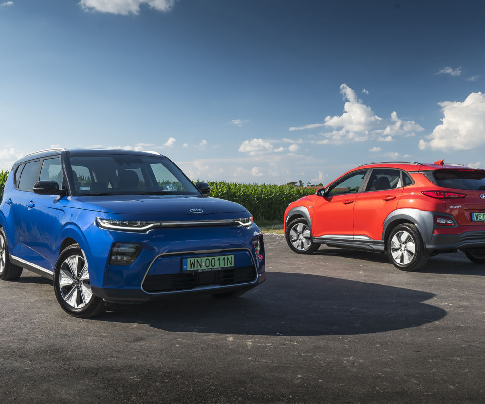 Hyundai Kona Electric 39,2 kWh 136 KM Premium & Kia e-Soul 64 kWh 204 KM XL