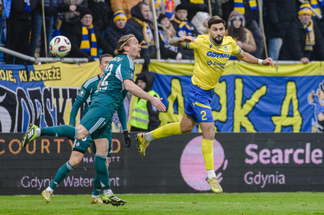 Arka Gdynia - Legia Warszawa: Zdjęcia z boiska
