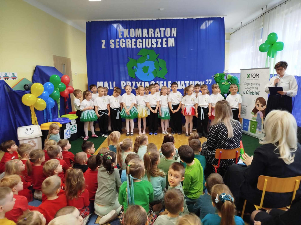 Program jest częścią projektu „EKOmaraton Siedlce z Segregiuszem” promującego edukację ekologiczną wśród najmłodszych poprzez zabawę