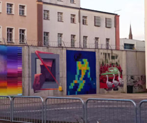 Street-art na murach aresztu