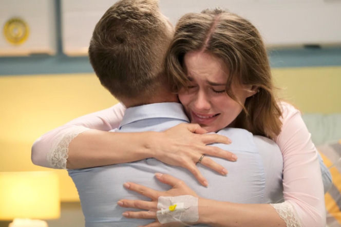 M jak miłość odc. 1903. Franka (Dominika Kachlik), Paweł (Rafał Mroczek)