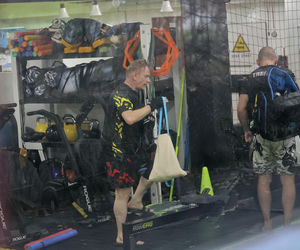 Bartosz Żukowski na siłowni