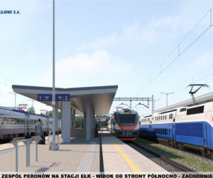 Rail Baltica. Stacja kolejowa w Ełku zmieni się nie do poznania [WIZUALIZACJE]