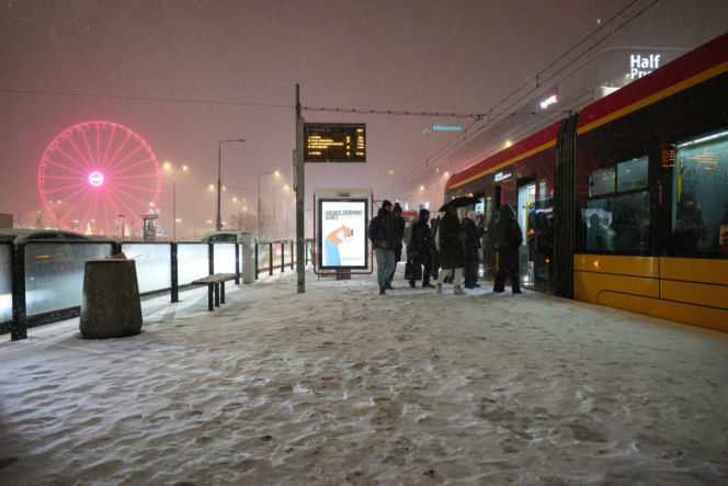 Trudne warunki drogowe w Polsce