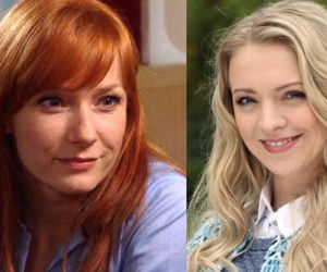 M jak miłość. Agnieszka (Magdalena Walach), Joasia (Barbara Kurdej-Szatan)