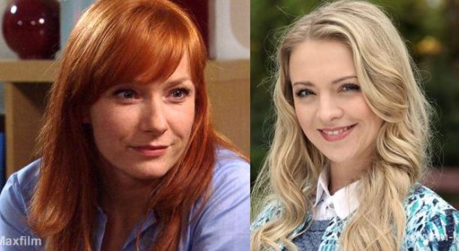 M jak miłość. Agnieszka (Magdalena Walach), Joasia (Barbara Kurdej-Szatan)