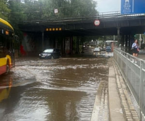 Wrocław tonie po nawałnicy! Ogromne utrudnienia i zalane ulice