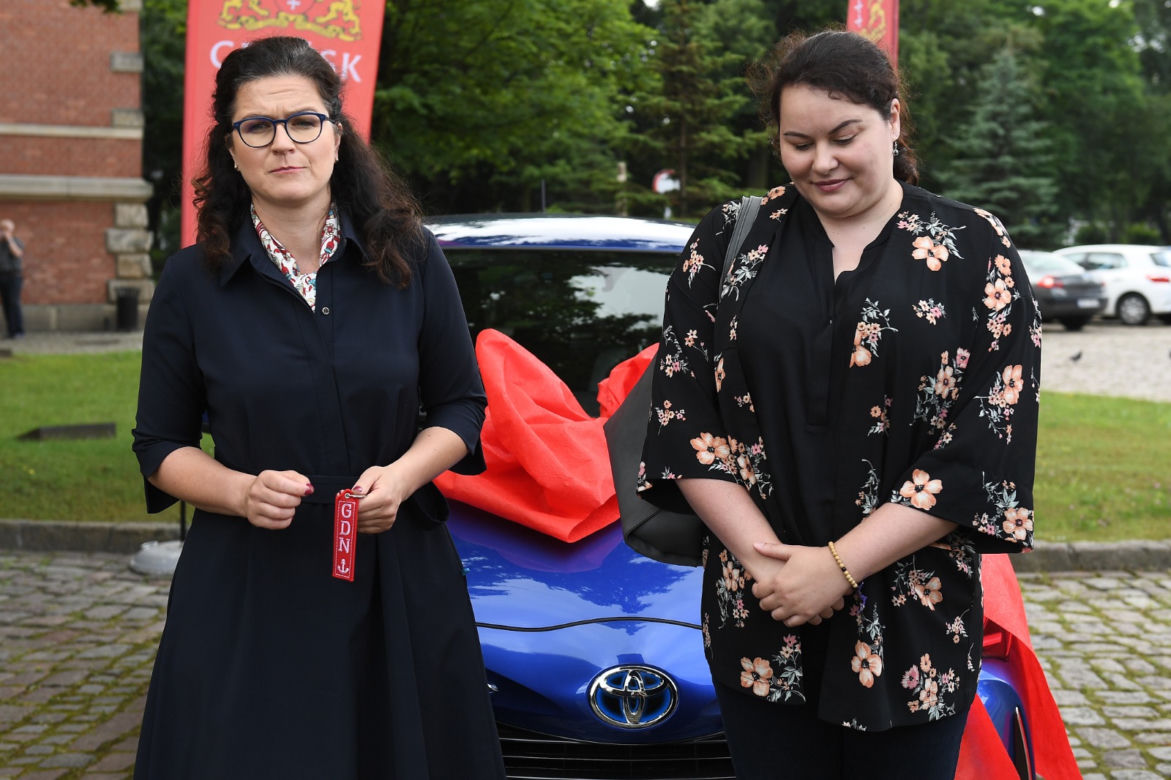 Gdańsk: Dostała samochód od miasta, bo płaci podatki [ZDJĘCIA]