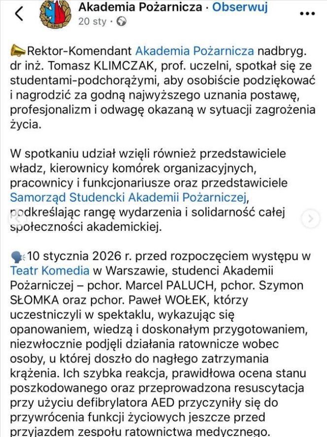 Niepokojące sceny w teatrze! Kurdej-Szatan i strażacy w heroicznym boju o życie