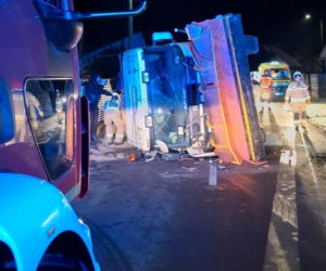 Piaskarka na boku w Krzycku Małym