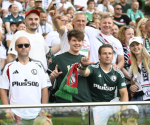 Legia Warszawa - Zagłębie Lubin: Zdjęcia kibiców