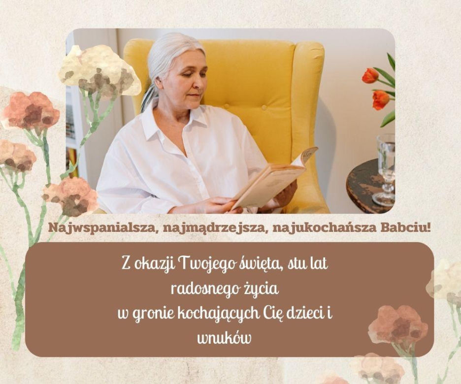 Piękne kartki na Dzień Babci z życzeniami