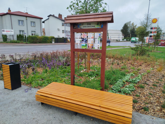 Park kieszonkowy w Siedlcach przy ul. Brzeskiej