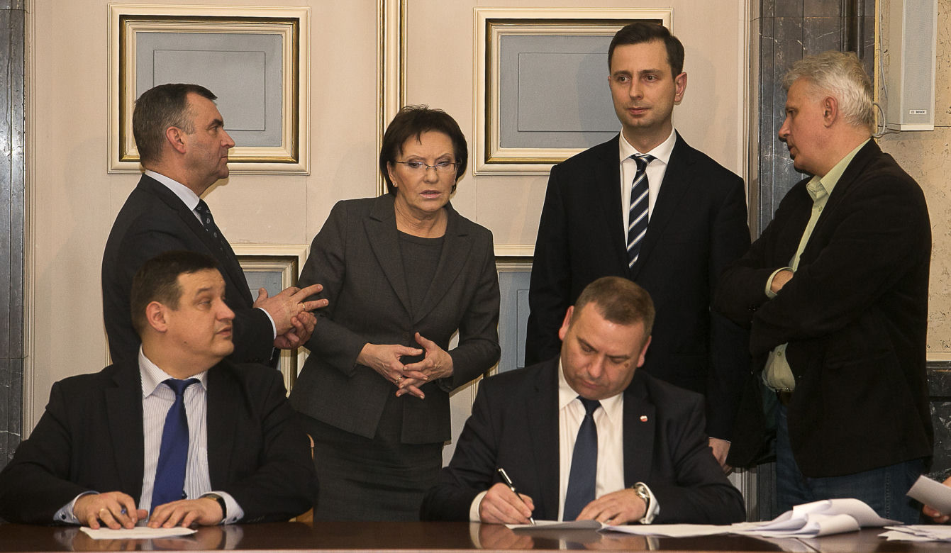 Premier Kopacz podpisała porozumienia z górnikami